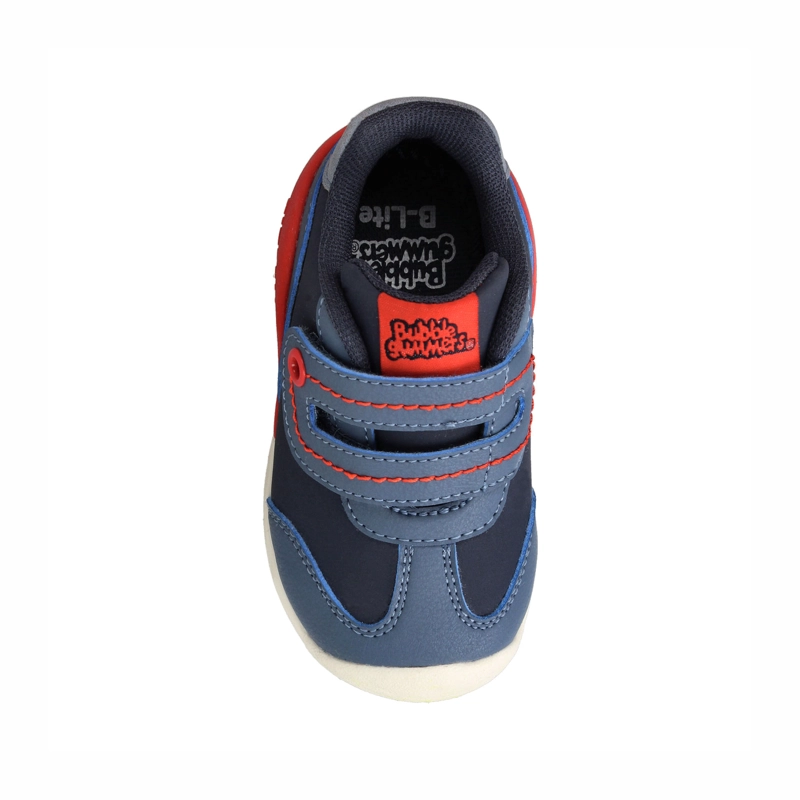 ZAPATILLA NIÑO BUBBLEGUMMERS BIO FIT AZUL-ROJO - 4