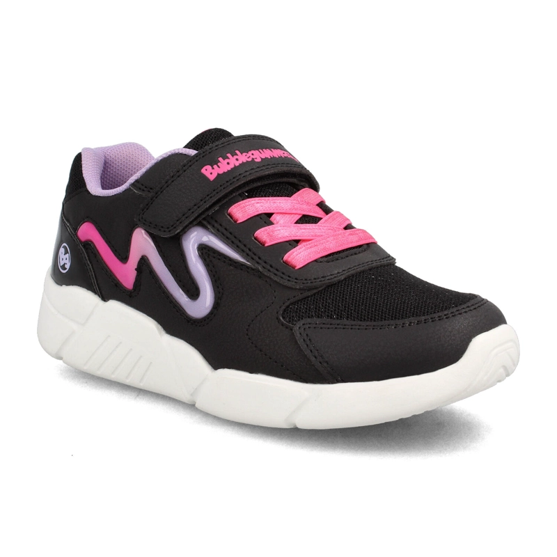 ZAPATILLA NIÑA BUBBLEGUMMERS FAITH NEGRO - FUCSIA - 2
