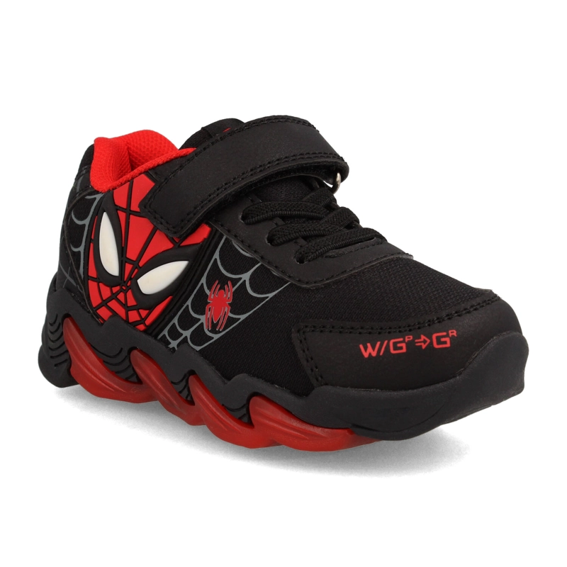 ZAPATILLA NIÑO BUBBLEGUMMERS SPIDERMAN NEGRO - ROJO - 2