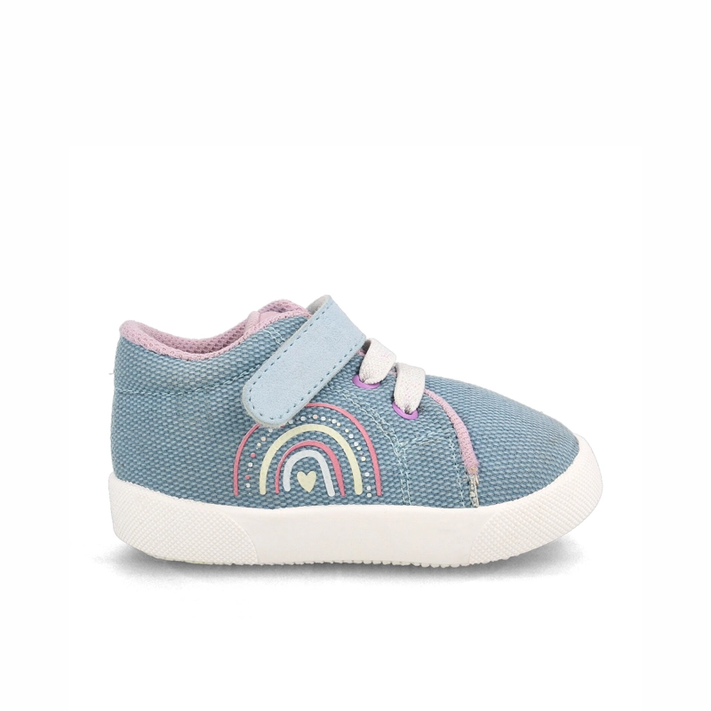 ZAPATILLA NIÑA BUBBLEGUMMERS MIAMI CELESTE - 1