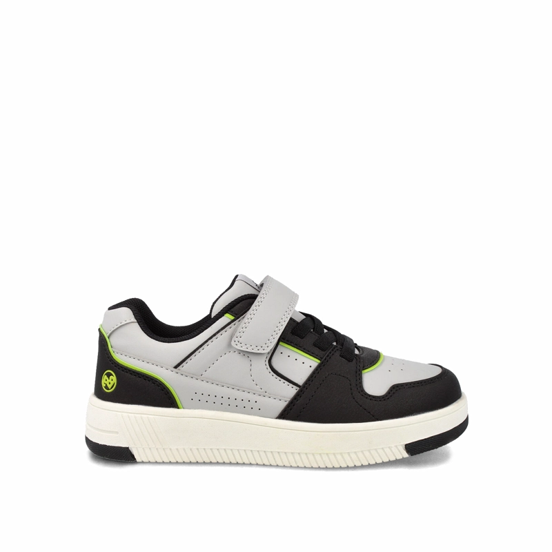 ZAPATILLA NIÑO BUBBLEGUMMERS ARNIE GRIS CLARO - BLANCO - 1