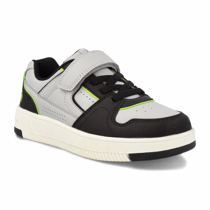 ZAPATILLA NIÑO BUBBLEGUMMERS ARNIE GRIS CLARO - BLANCO - 2
