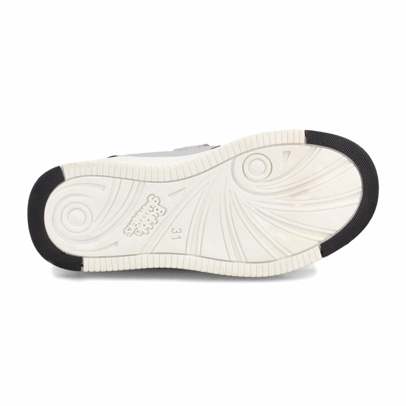 ZAPATILLA NIÑO BUBBLEGUMMERS ARNIE GRIS CLARO - BLANCO - 5