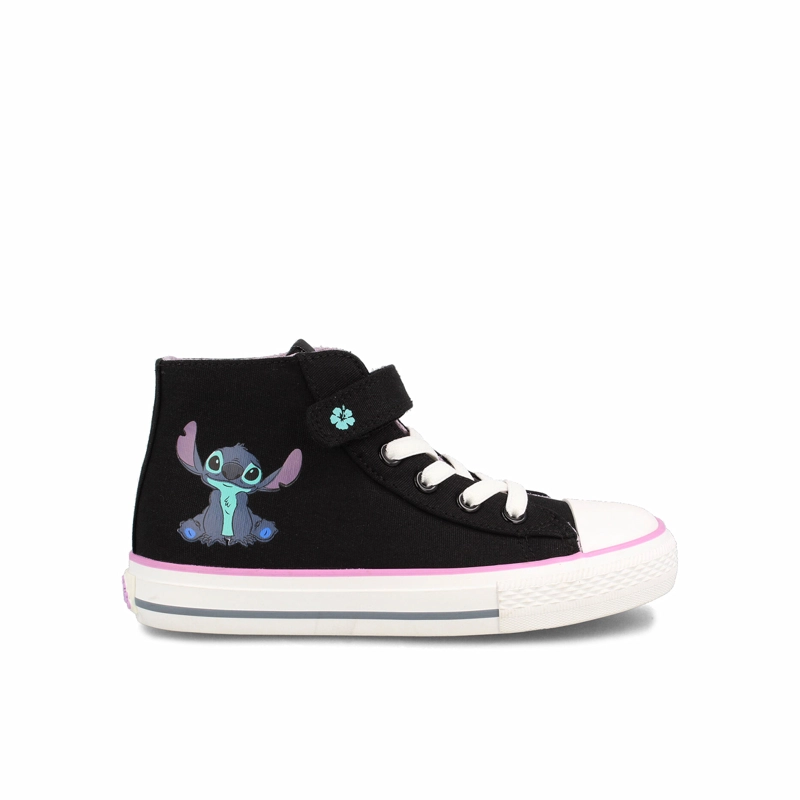 ZAPATILLA NIÑA BUBBLEGUMMERS STITCH NEGRO - 1