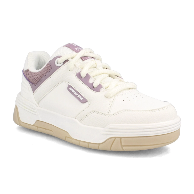 ZAPATILLA MUJER NORTH STAR SKATER CHUNK BLANCO-MORADO - 2