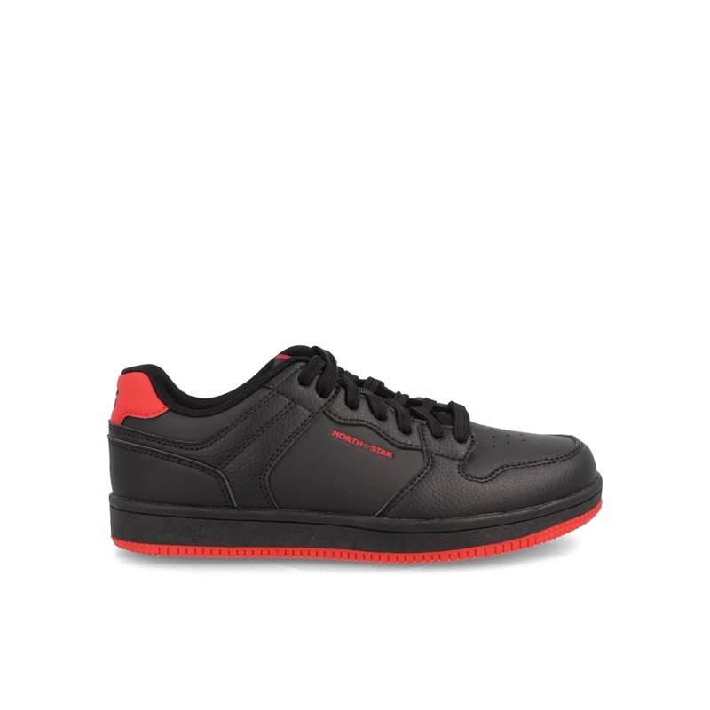 ZAPATILLA NIÑO NORTH STAR MICHAEL NEGRO-ROJO - 1