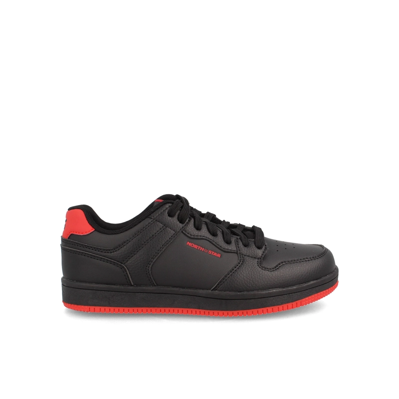ZAPATILLA NIÑO NORTH STAR MICHAEL NEGRO-ROJO - 1