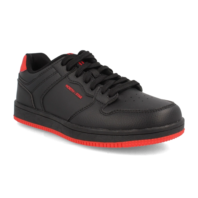 ZAPATILLA NIÑO NORTH STAR MICHAEL NEGRO-ROJO - 2