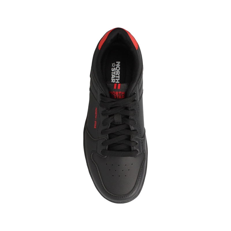 ZAPATILLA NIÑO NORTH STAR MICHAEL NEGRO-ROJO - 4