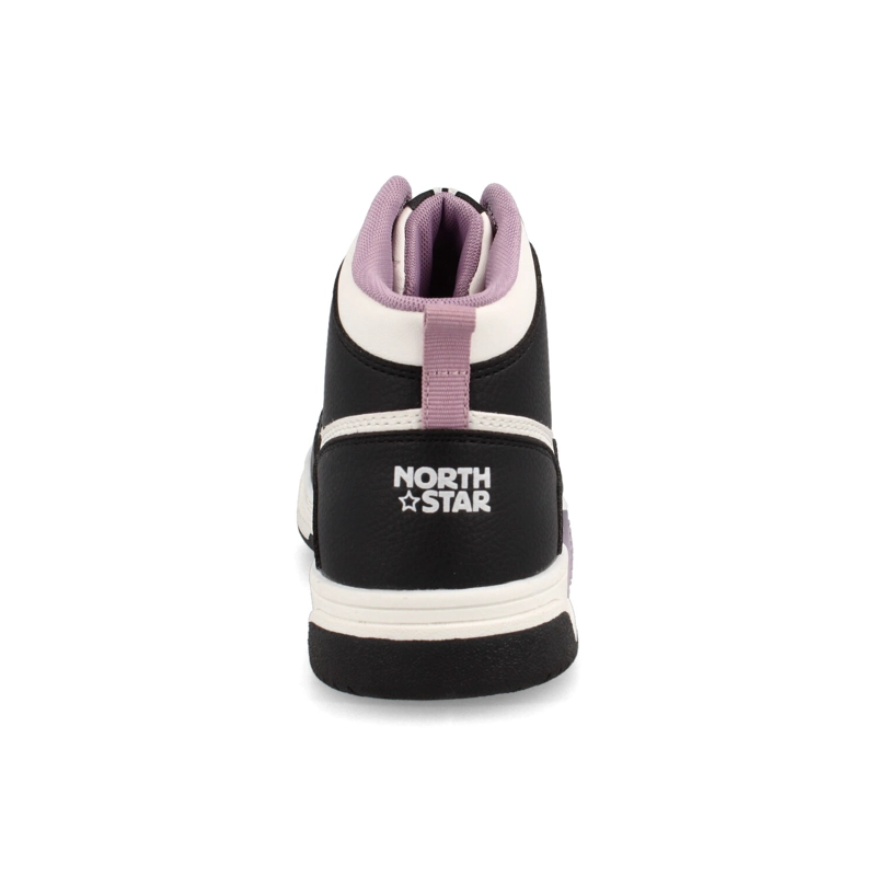 ZAPATILLA MUJER NORTH STAR COURT 86 NEGRO/BLANCO - 3