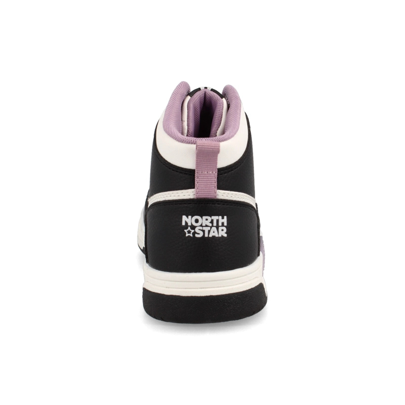 ZAPATILLA MUJER NORTH STAR COURT 86 NEGRO/BLANCO - 3