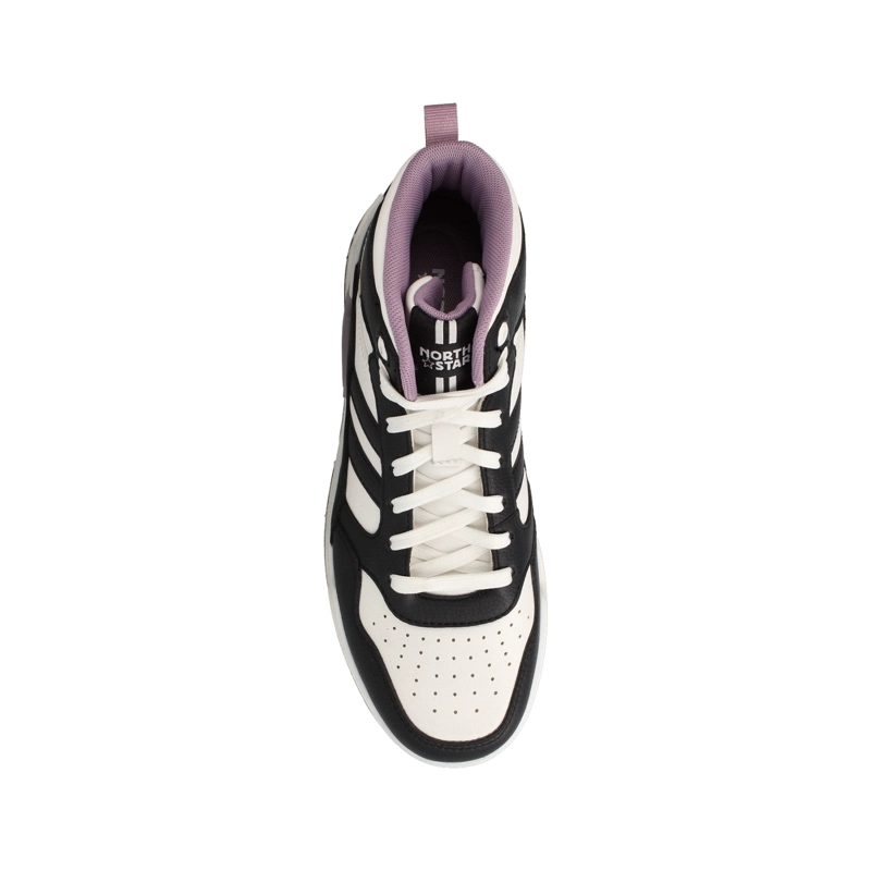 ZAPATILLA MUJER NORTH STAR COURT 86 NEGRO/BLANCO - 4
