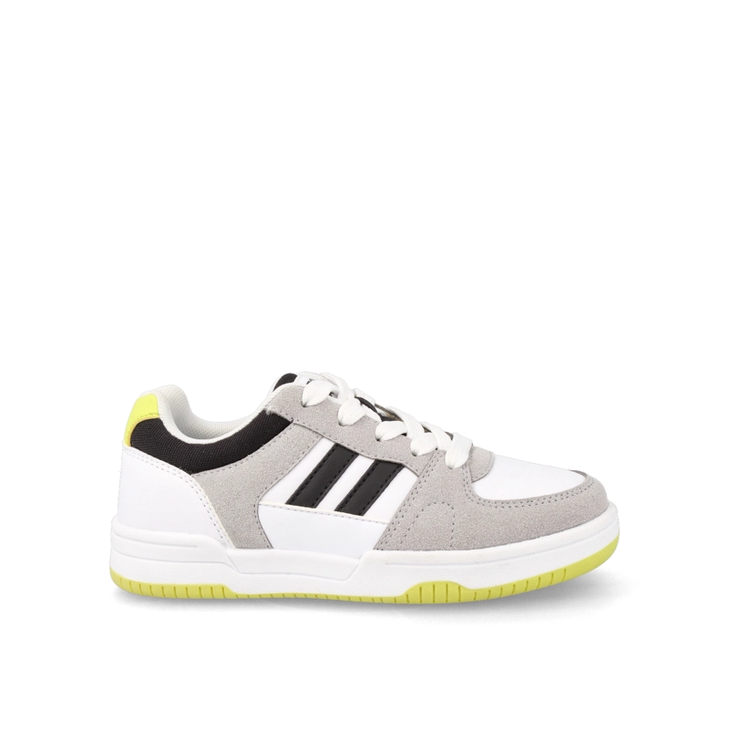 ZAPATILLA NIÑO NORTH STAR HEM GRIS-AMARILLO - 1