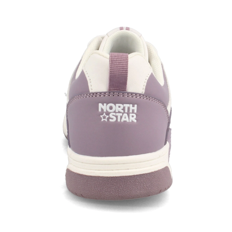 ZAPATILLA MUJER NORTH STAR COURT 86 BLANCO/MORADO - 4