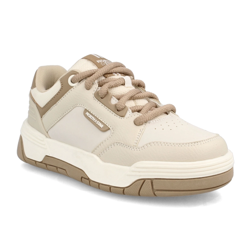 ZAPATILLA MUJER NORTH STAR SKATER CHUNK BEIGE - 2