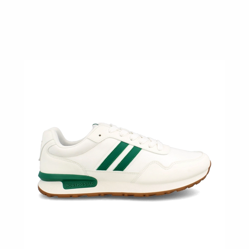 ZAPATILLA HOMBRE NORTH STAR ABANO BLANCO/VERDE - 1