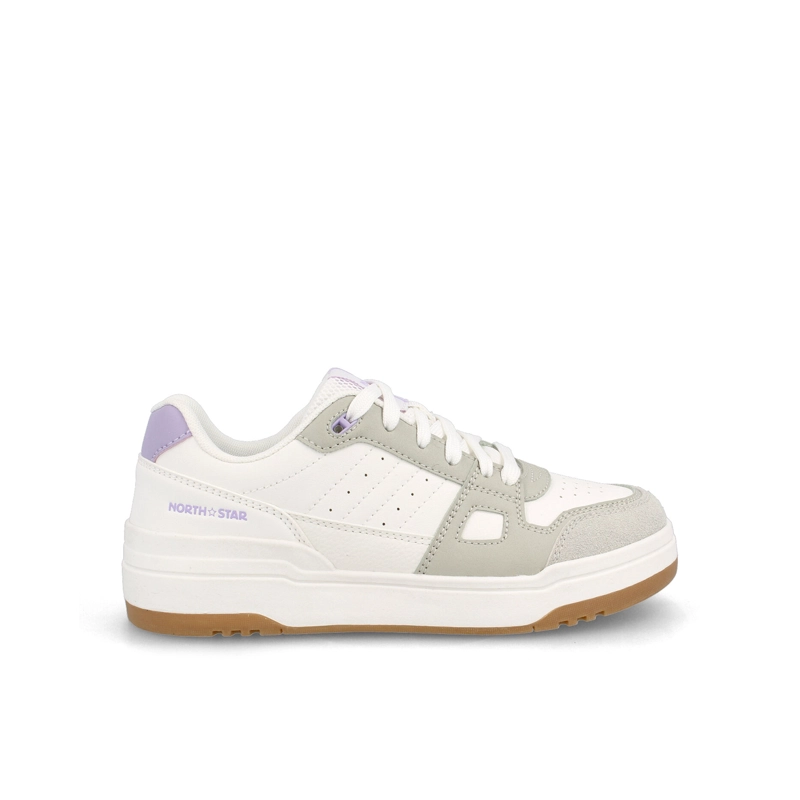 ZAPATILLA NIÑA NORTH STAR PRIME BLANCO-LILA - 1
