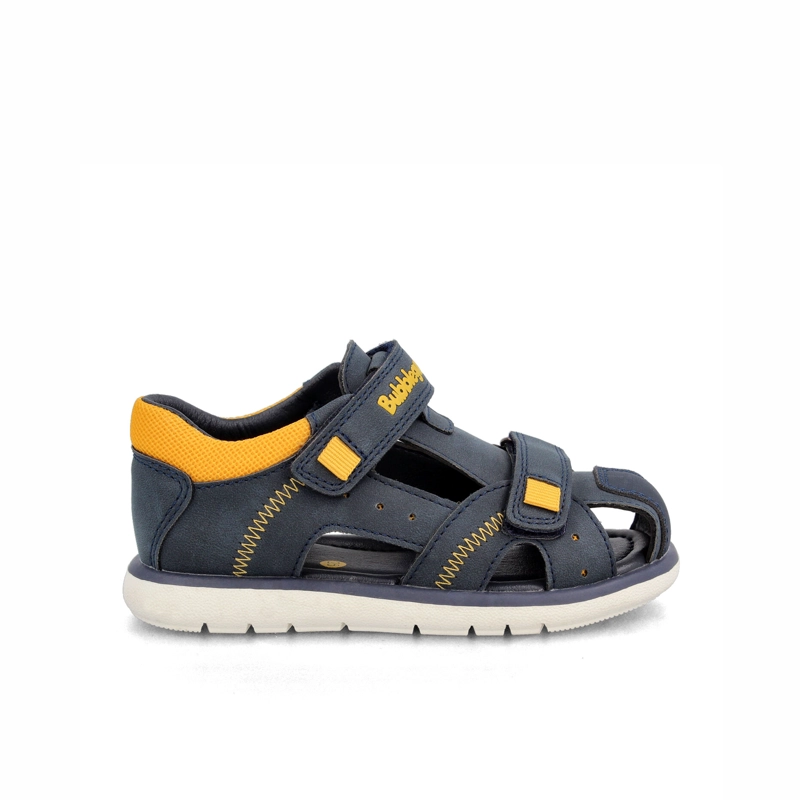 ZAPATILLA NIÑO BUBBLEGUMMERS DEXTER AZUL MARINO - AMARILLO - 2