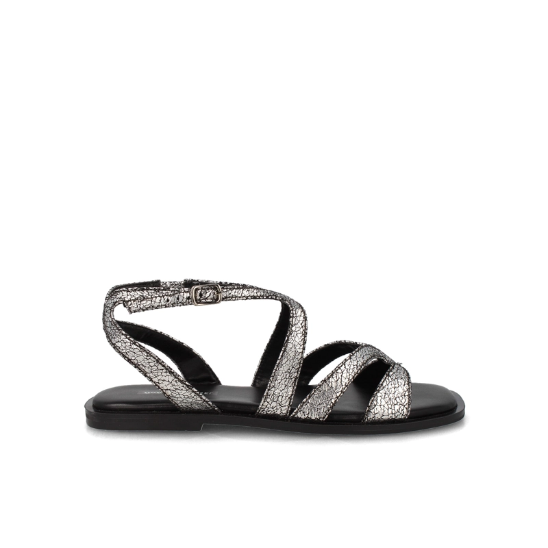 SANDALIA MUJER BATA TAYLOR PLATEADO - 1