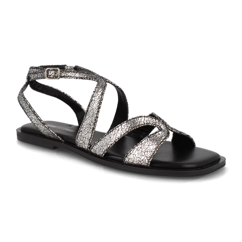 SANDALIA MUJER BATA TAYLOR PLATEADO - 2