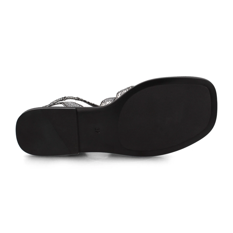 SANDALIA MUJER BATA TAYLOR PLATEADO - 5
