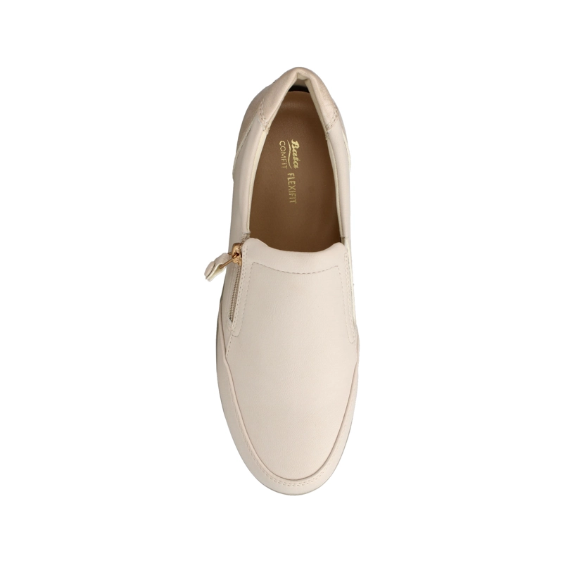 MOCASIN MUJER BATA FRIDA BEIGE - 4