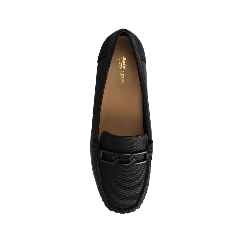 MOCASIN MUJER BATA FLIPI NEGRO - 4
