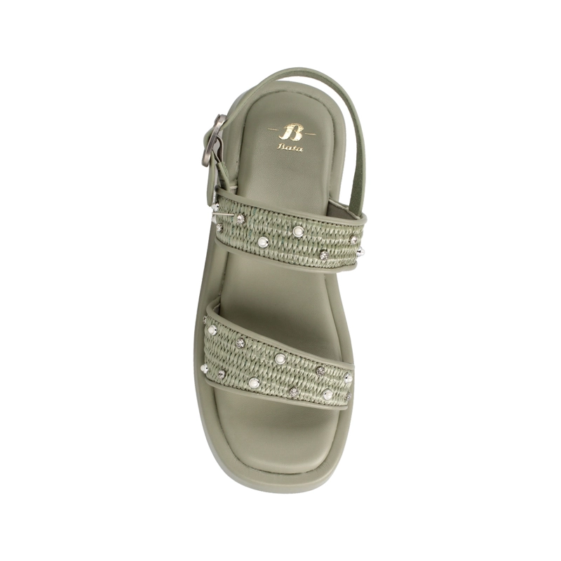 SANDALIA MUJER BATA CALISTO VERDE CLARO - 4