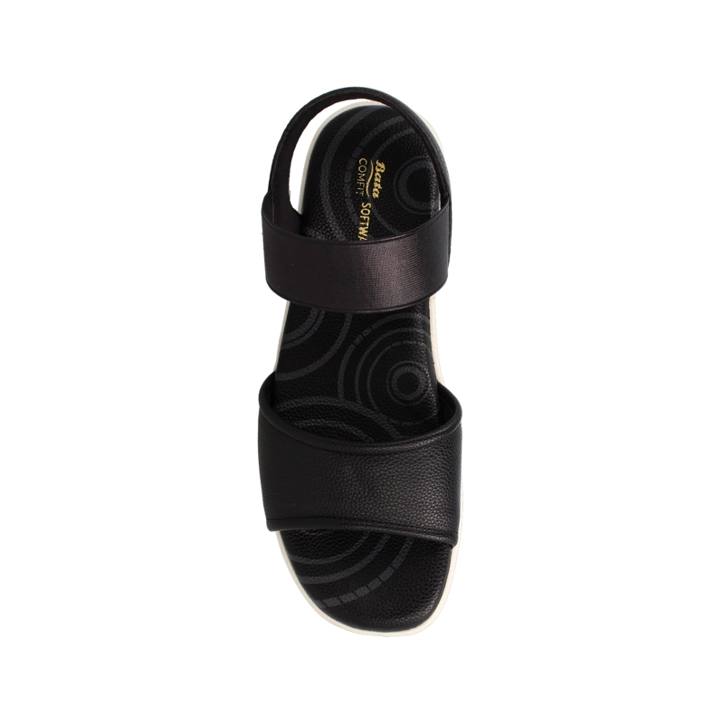 SANDALIA MUJER BATA LILY NEGRO - 4