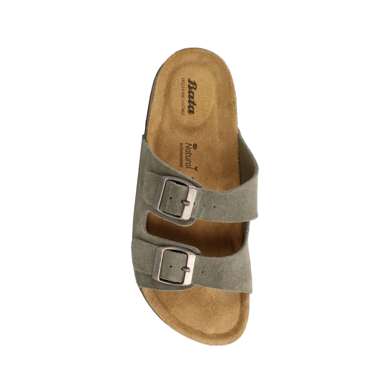 SANDALIA MUJER BATA ASHLEY-LEA VERDE OLIVA - 4