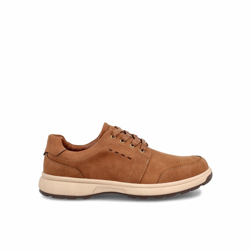 ZAPATO HOMBRE BATA CLARENS CAMEL - 1