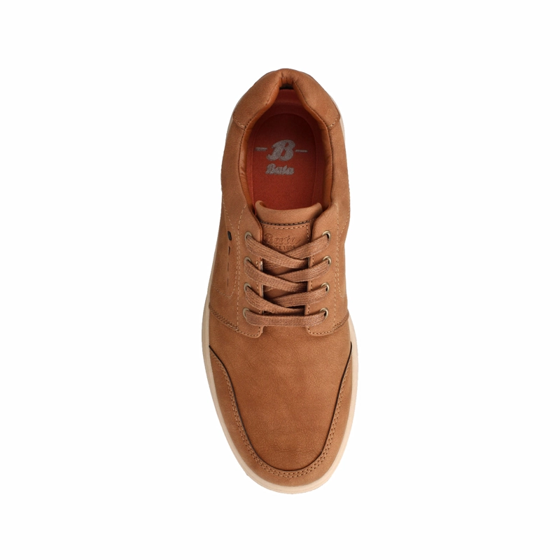 ZAPATO HOMBRE BATA CLARENS CAMEL - 4