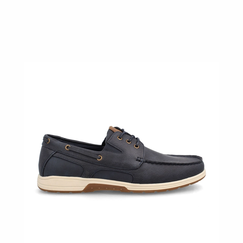 ZAPATO HOMBRE BATA RANCAGUA AZUL MARINO - 1