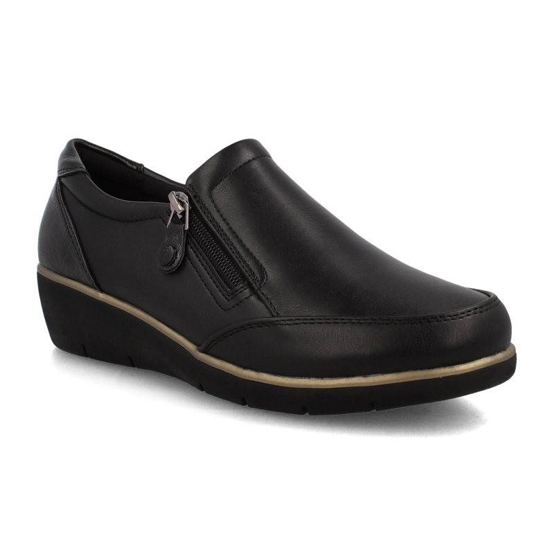 MOCASIN MUJER BATA FRIDA NEGRO - 2