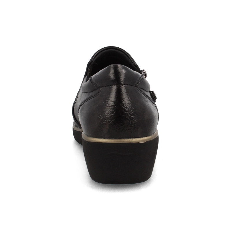 MOCASIN MUJER BATA FRIDA NEGRO - 3