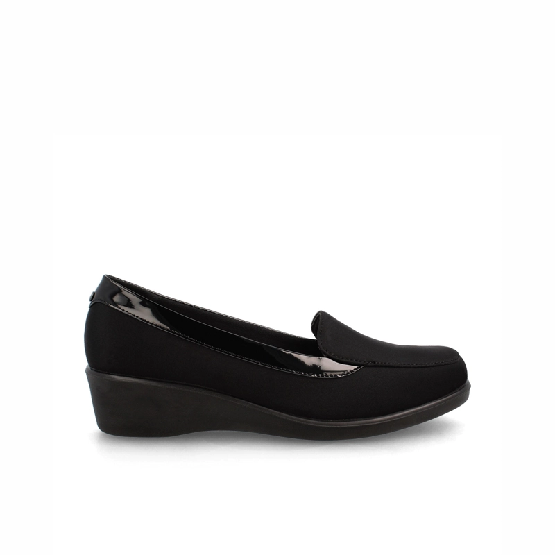 MOCASIN MUJER BATA NEWSTAR NEGRO - 1