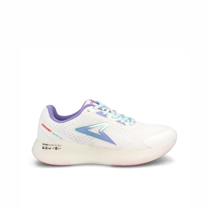 ZAPATILLA MUJER POWER XORISE+100 RN EROS BLANCO - MORADO - 1
