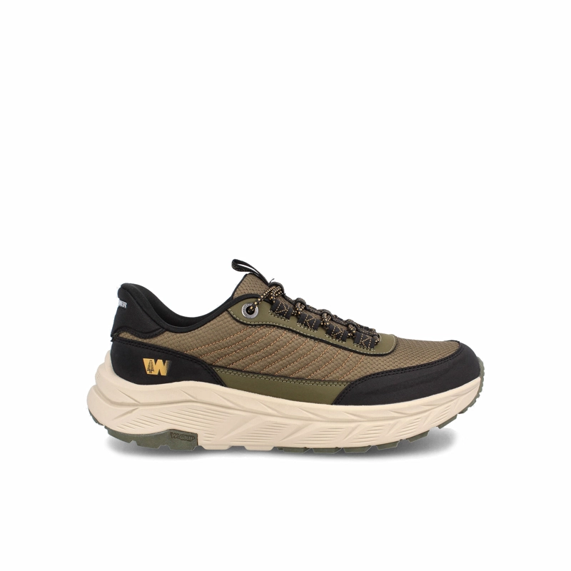 ZAPATILLA  HOMBRE WEINBRENNER JAVA TRAIL EASYSLIDE OLIVA - 1