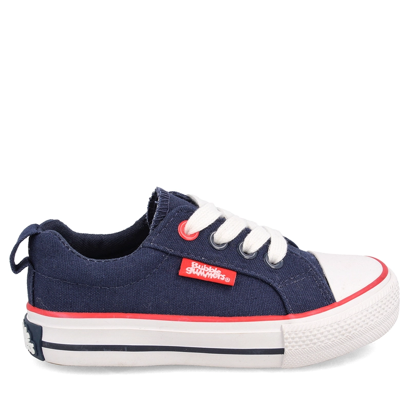 CANVAS NIÑO BUBBLEGUMMERS ASTORGA AZUL-ROJO - 1