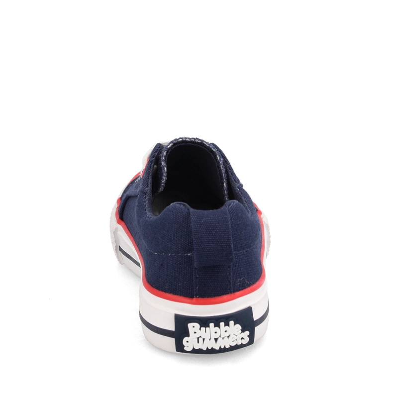 CANVAS NIÑO BUBBLEGUMMERS ASTORGA AZUL-ROJO - 4