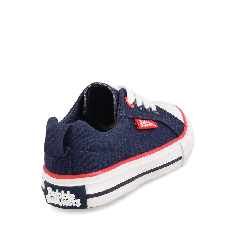 CANVAS NIÑO BUBBLEGUMMERS ASTORGA AZUL-ROJO - 5
