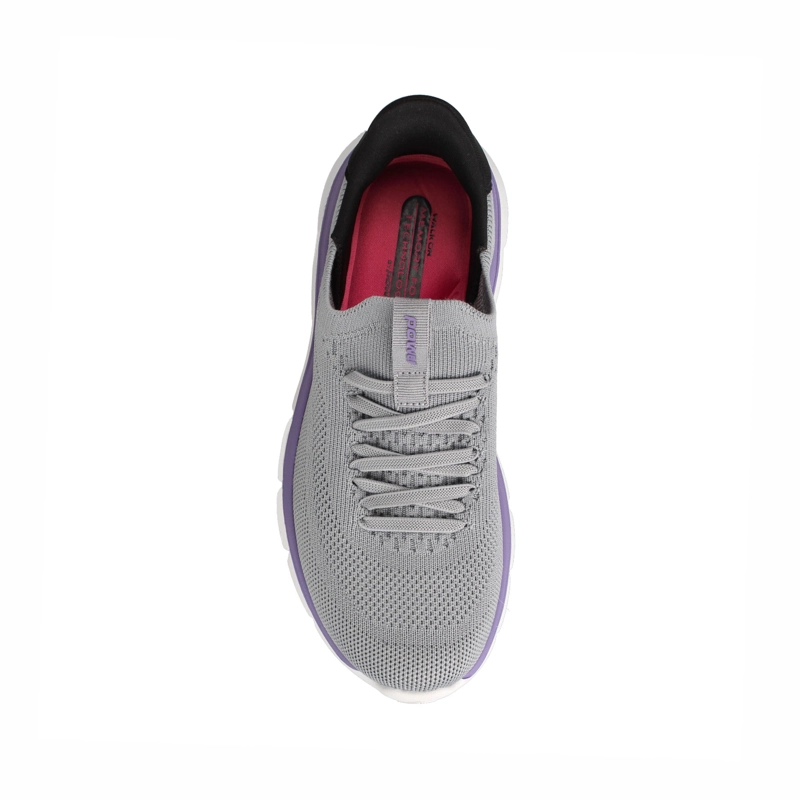 ZAPATILLA POWER MUJER ENGAGE ULTRA 100 STR RUNNING GRIS - 4