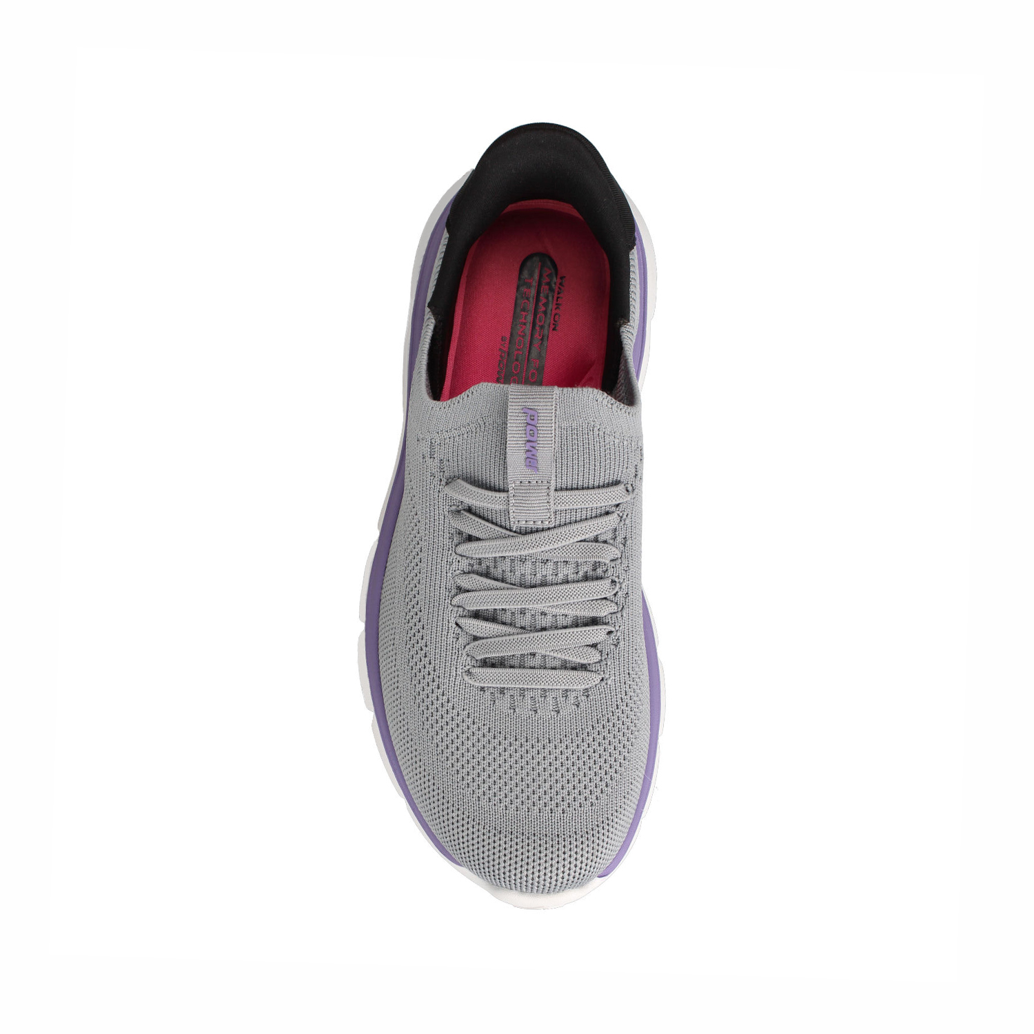 ZAPATILLA POWER MUJER ENGAGE ULTRA 100 STR RUNNING GRIS - 4