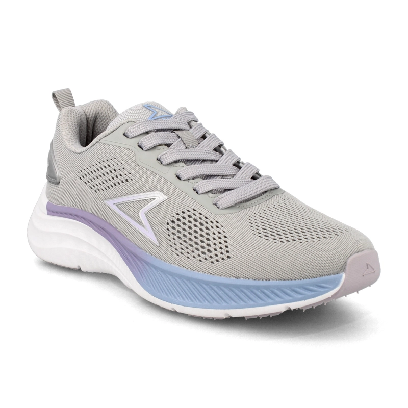 ZAPATILLA MUJER POWER ONDA SAKAI GRIS CLARO - ROSADO - 2