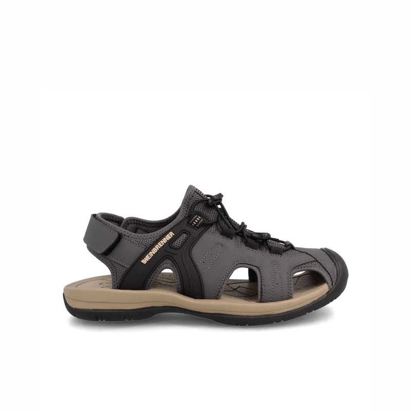 SANDALIA HOMBRE WEINBRENNER MIAMI REX GRIS - 1