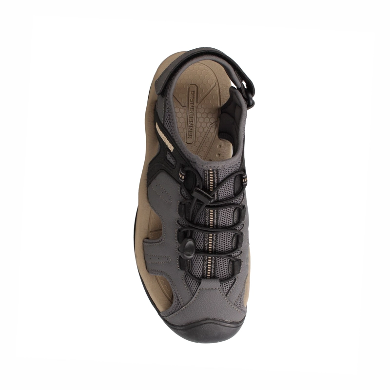 SANDALIA HOMBRE WEINBRENNER MIAMI REX GRIS - 4