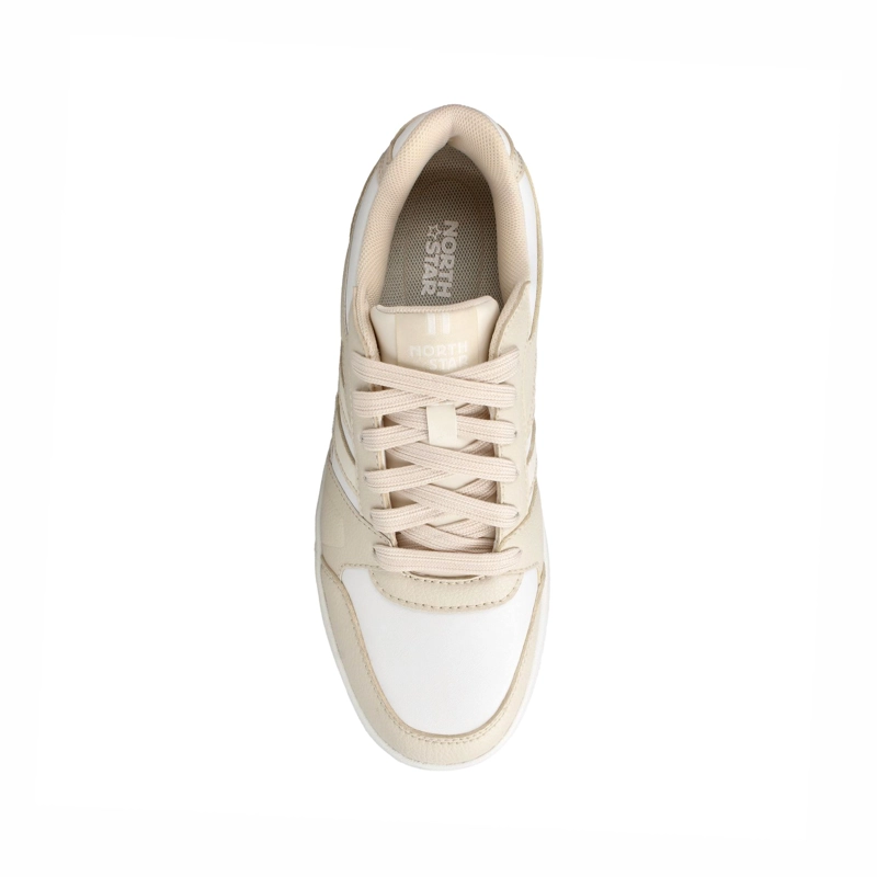 ZAPATILLA MUJER NORTH STAR HEM BEIGE - BLANCO - 4