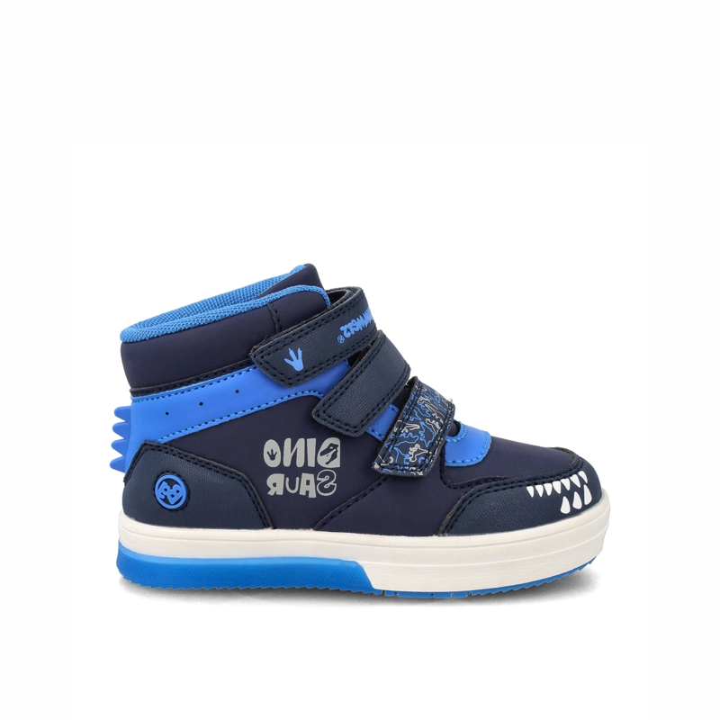 BOTA NIÑO BUBBLEGUMMERS NEON AZUL - 1