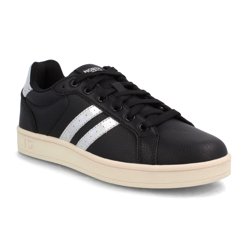 ZAPATILLA MUJER NORTH STAR COMPUS NEGRO - PLATEADO - 2