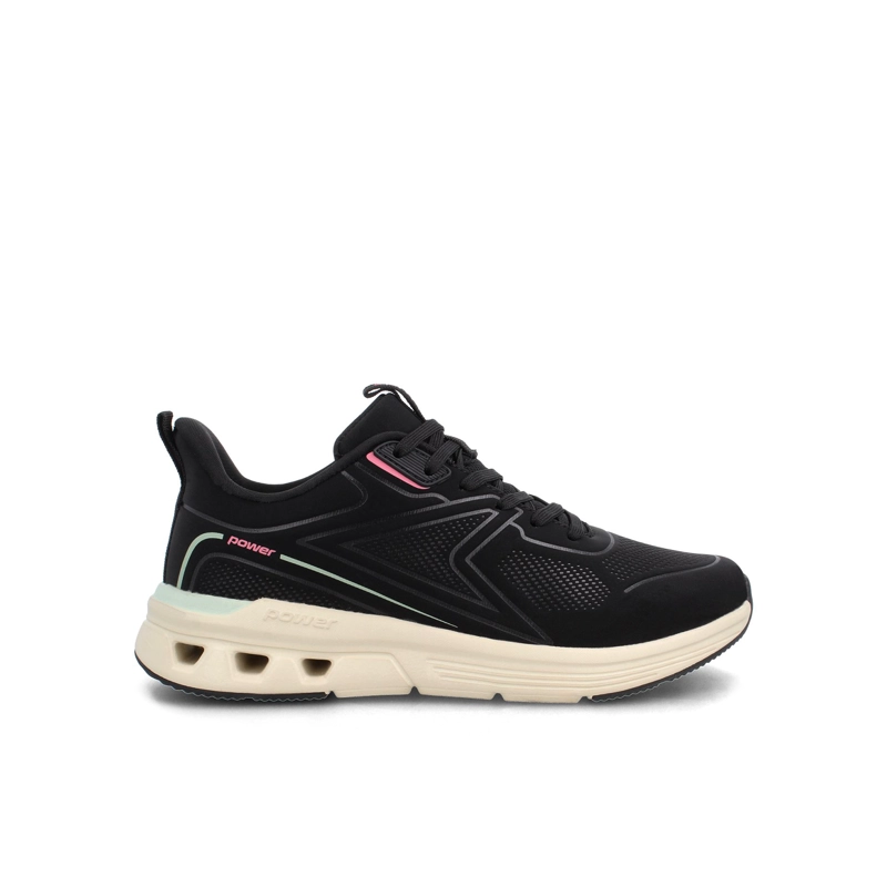 ZAPATILLA MUJER POWER EXPORT + 100 GUARDIA URBAN NEGRO - 1